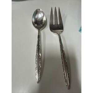 Serving Hostess Set‎ Of Candleglow  Towle 1968 Silverplate 2 Pieces